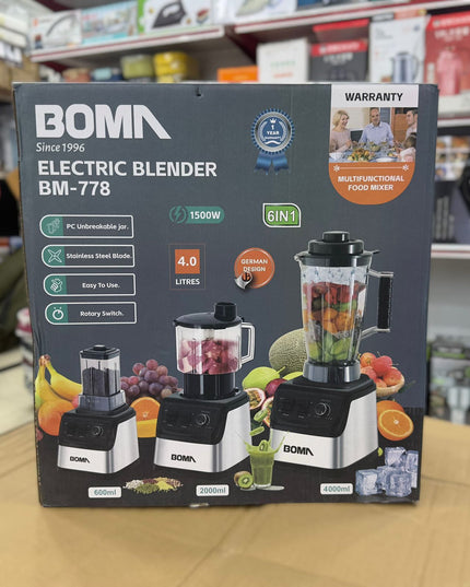 Boma 6 in 1 Electric Blender Set