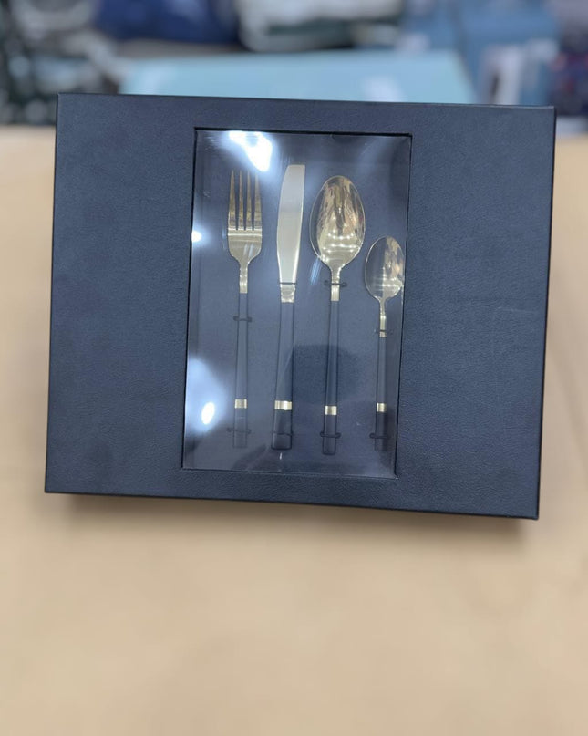 36pcs Elegant Stainless Steel Cutlery Set-Zah