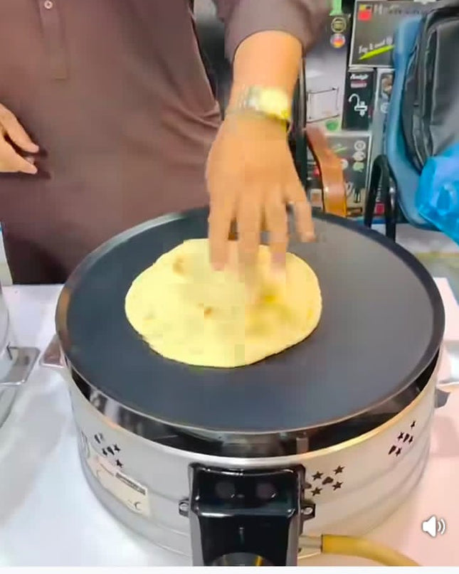 Irani Design Automatic Gas Tawa – Non-Stick Chapati & Paratha Maker