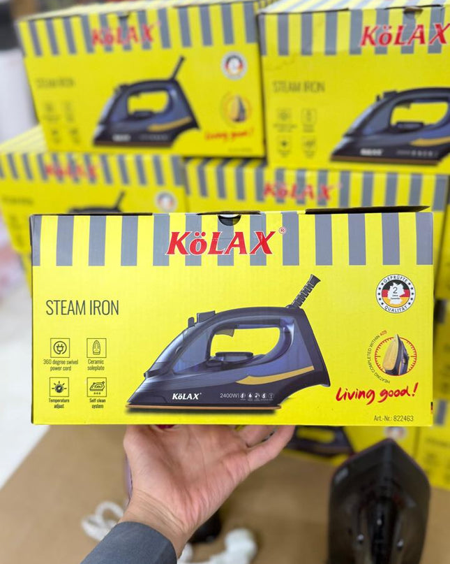 KOLAX STEAM IRON German lott imported A1 grade Quality