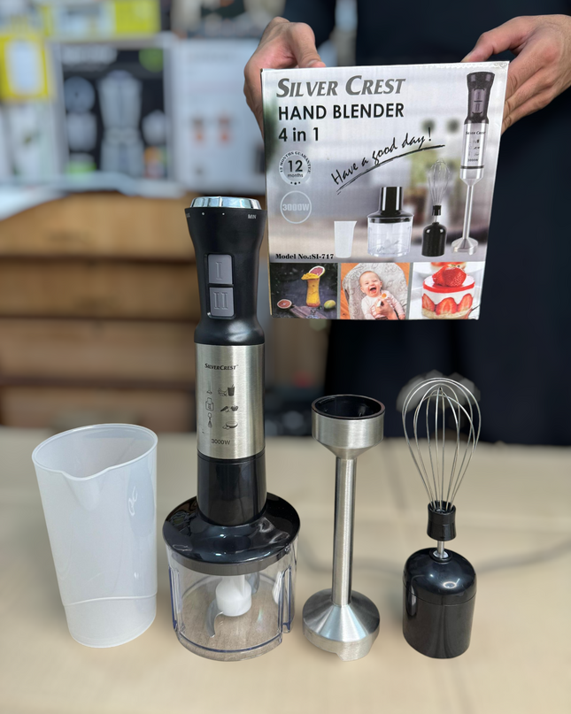 silver crest 4 in 1 hand blender set