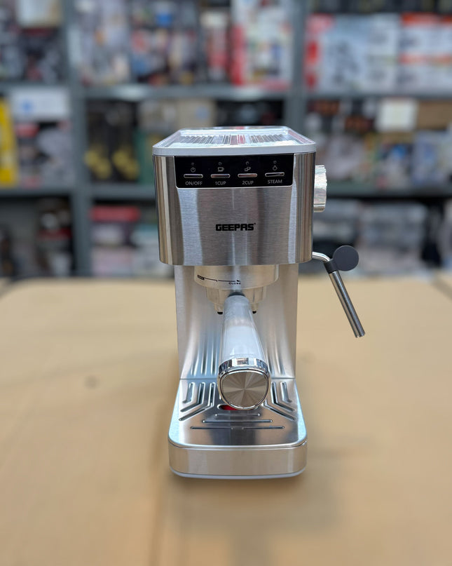 GEEPAS 1450W Espresso & cappuccino Coffee Machine-1415