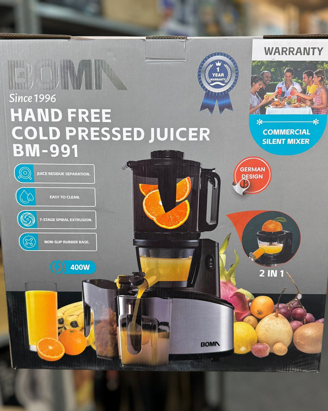 Boma 2 in 1 slow juicer & citrus ( full mouth Juicer)