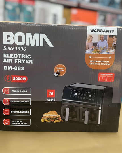 Boma Double Door 10L Digital Air Fryer BM-882