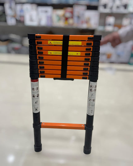 Black Telescopic Foldable Aluminum Ladders