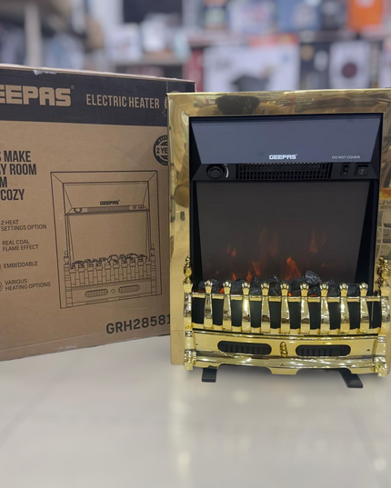 Geepas Coal Flame Effect Electric Heater 28581