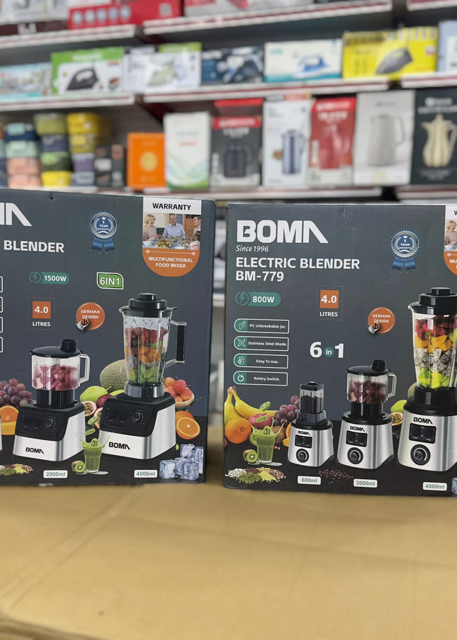 Boma 6 in 1 Electric Blender Set