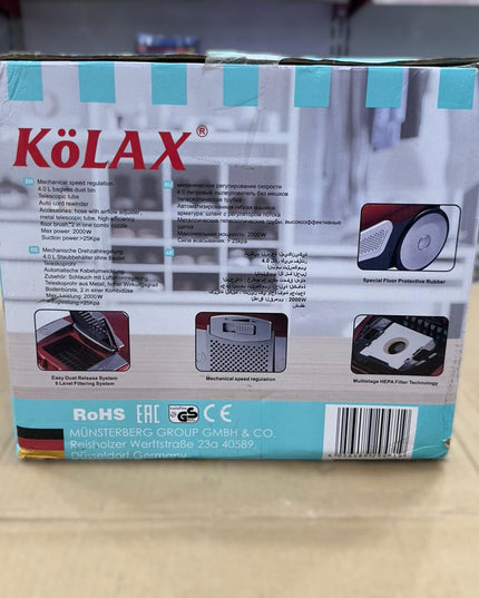 Kolax Upright Vacuum Cleaner 4L-752803