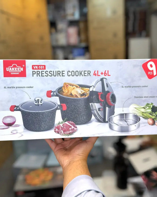 Uakeen 4L & 6L Digital Pressure Cooker