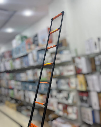 Black Telescopic Foldable Aluminum Ladders