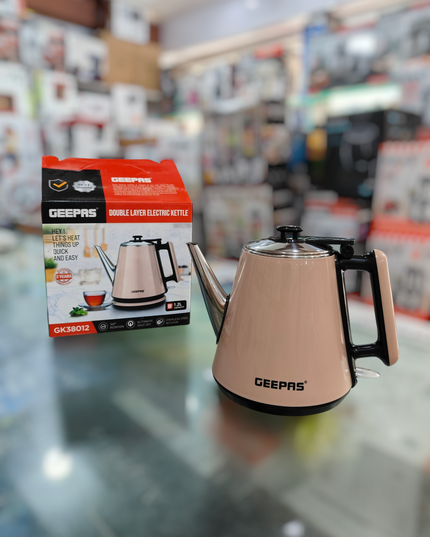 Geepas 1.2L Double Layer Kettle 38012