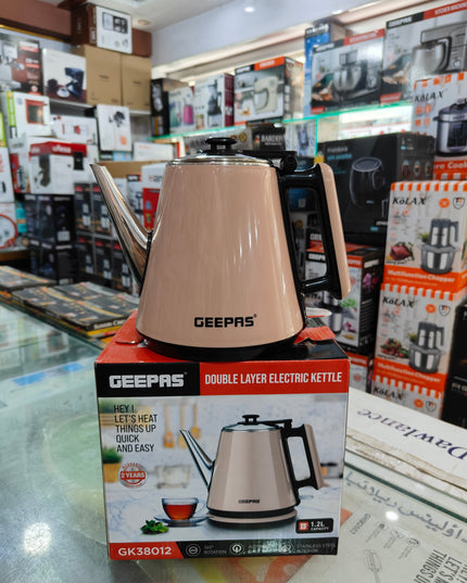 Geepas 1.2L Double Layer Kettle 38012