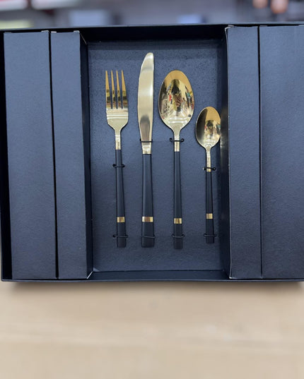 36pcs Elegant Stainless Steel Cutlery Set-Zah