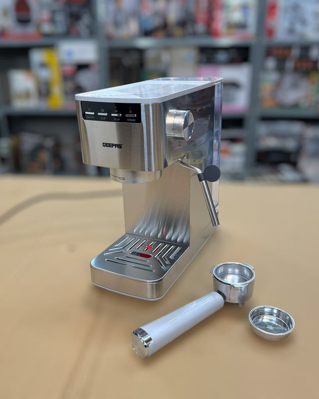 GEEPAS 1450W Espresso & cappuccino Coffee Machine-1415