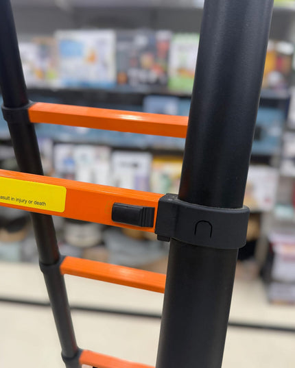 Black Telescopic Foldable Aluminum Ladders